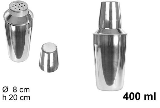 [100532] Metal shaker 400 ml