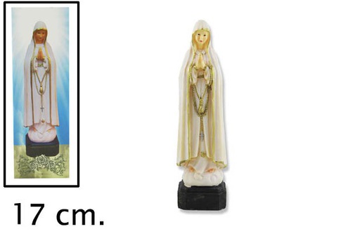 [100845] Vierge de Fatima 17 cm