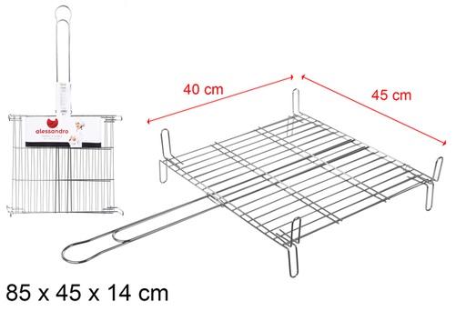 [101306] Grille métallique double 85x45 cm