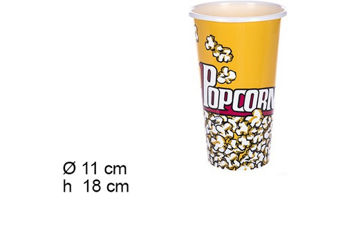 [102385] Seau à pop-corn 11 cm  