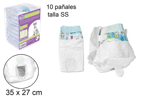 [102432] Pack 10 pannolini per animali domestici (SS)