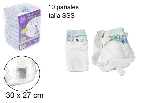 [102433] Pack 10 fraldas para animais de estimaçâo (SSS)