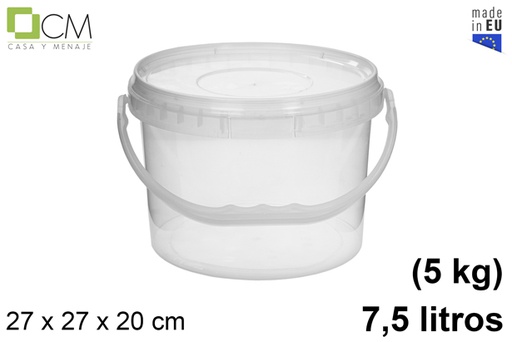 [102744] Récipient en plastique multi-usages 7.500 ml (5 kg)