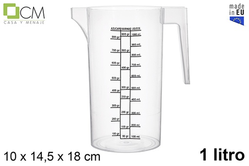 [102886] Plastic measuring jug 1 l.