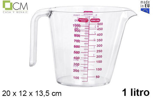 [103035] Plastic measuring jug 1 l.