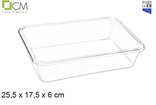 [103037] Bandeja plástica transparente nº 2