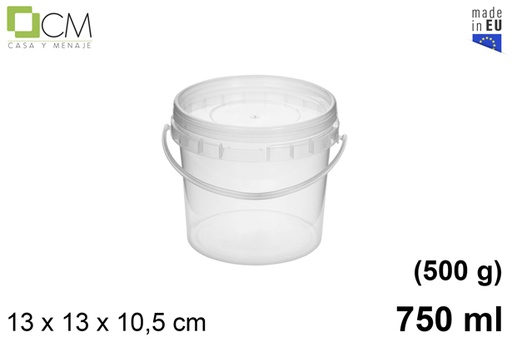 [103110] Récipient en plastique multi-usages 750 ml (0,5 kg)