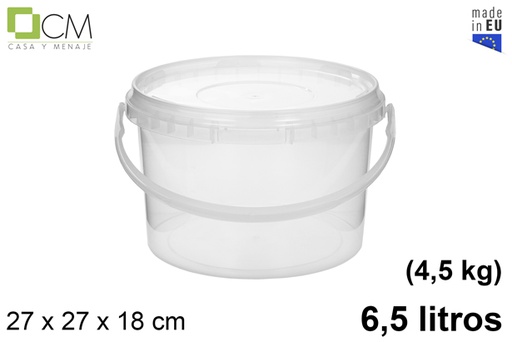 [103115] Contenitore multiuso in plastica quadrato 6.500 ml (4,5 kg)