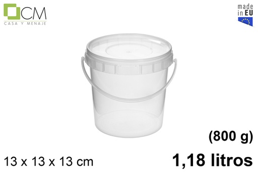 [103122] Récipient en plastique multi-usages 1.180 ml (800 gr.)